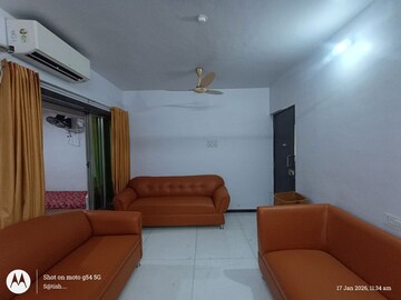 Living Room in 1 BHK Apartment at Balaje Darshan Apartment, Kopar Khairane – for Rent