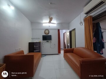 Living Room in 1 BHK Apartment at Balaje Darshan Apartment, Kopar Khairane – for Rent