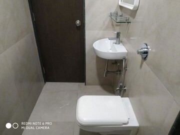 Bathroom in 1 BHK Apartment at K Raheja Heights, Malad East – for Rent