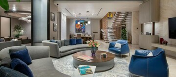 Living Room in 4 BHK Apartment at K Raheja Artesia, Century Bazar – for Sale