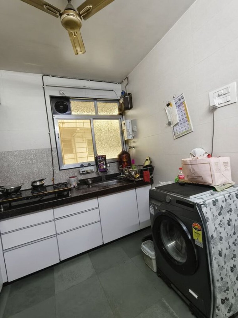 Kitchen, vikash-complex-chs 1 Bedroom 480 Sq.Ft. Apartment In Uthalsar Thane 9853241