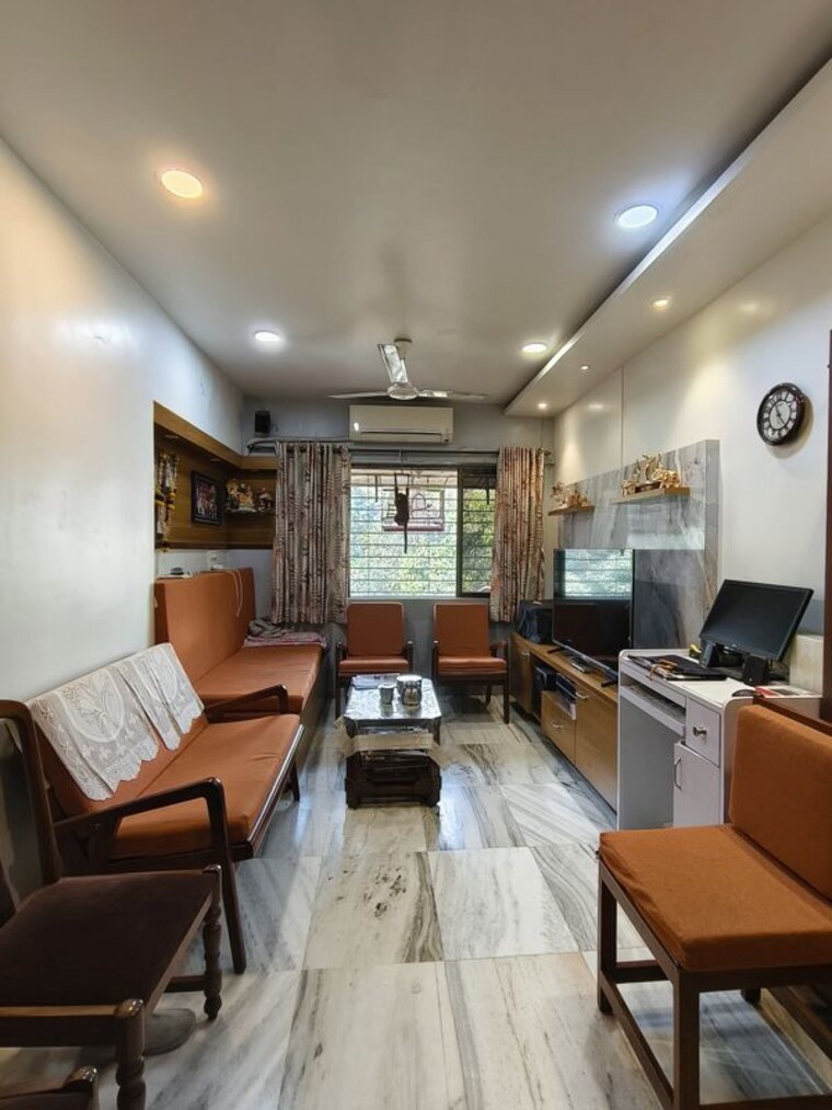 Living Room, vikash-complex-chs 1 Bedroom 480 Sq.Ft. Apartment In Uthalsar Thane 9853241