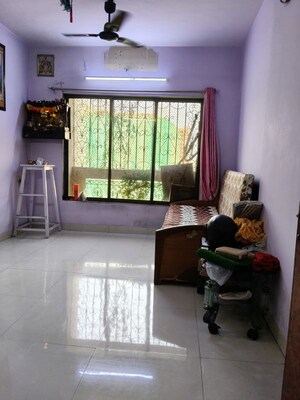 Living Room in 1 BHK Apartment at Sagar Avenue, Santacruz East – for Rent