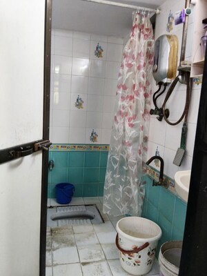 Bathroom in 1 BHK Apartment at Sagar Avenue, Santacruz East – for Rent