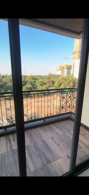 Balcony in 3 BHK Apartment at Lodha Sterling, Kolshet Road – for Rent