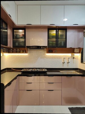 Kitchen in 3 BHK Apartment at Ekta Crest, Chembur – for Rent