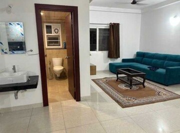 Living Room in 2 BHK Apartment at Prestige High Fields, Gachibowli – for Rent