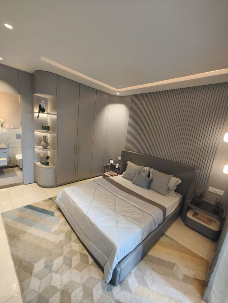 Bedroom, mahima-shubh-nilay 3.5 Bedroom 1945 Sq.Ft. Apartment In Ajmer Road Jaipur 9811864