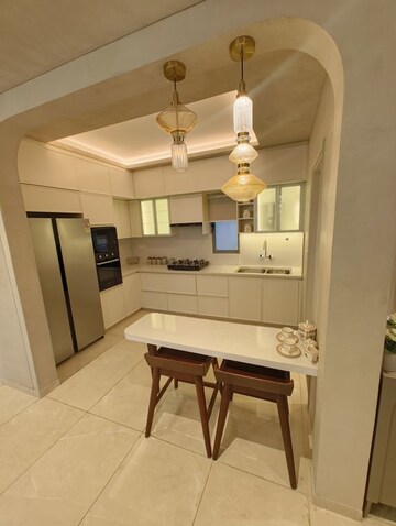 Kitchen in 3.5 BHK Apartment at Mahima Shubh Nilay, Ajmer Road – for Sale