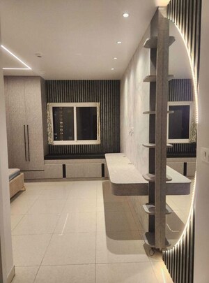 Building Lobby in 4 BHK Apartment at Prestige High Fields, Gachibowli – for Rent