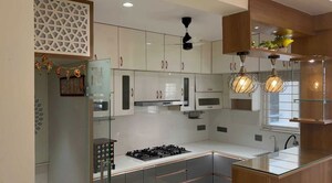 Kitchen in 3 BHK Apartment at Hallmark Vicinia, Narsingi – for Rent