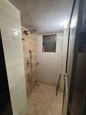 Bathroom in 1 BHK Apartment at Sai Shradha Phase 2, Dahisar East – for Rent