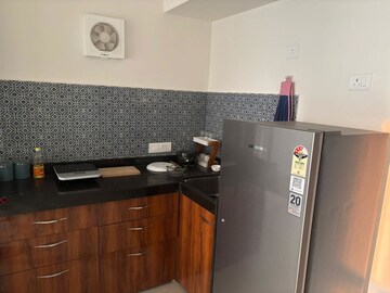 Kitchen in 1 BHK Apartment at Lodha Crown Quality Homes, Majiwada – for Rent