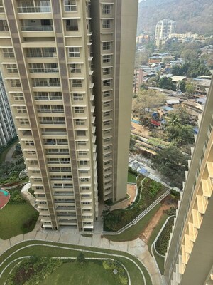 Balcony in 2.5 BHK Apartment at Runwal Sanctuary, Mulund West – for Rent