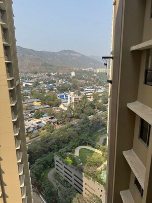 Balcony in 2.5 BHK Apartment at Runwal Sanctuary, Mulund West – for Rent