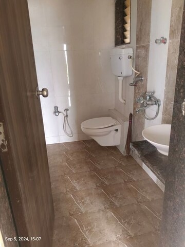 Bathroom in 1 BHK Apartment at Ekta Parks Ville, Virar West – for Sale