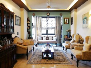 Living Room in 3 BHK Apartment at Defence Colony – for Sale