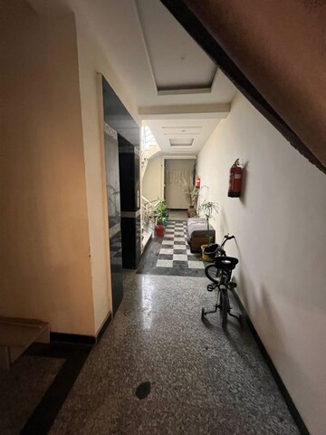 Building Lobby in 2 BHK Apartment at Risland Sky Mansion, Chattarpur – for Rent