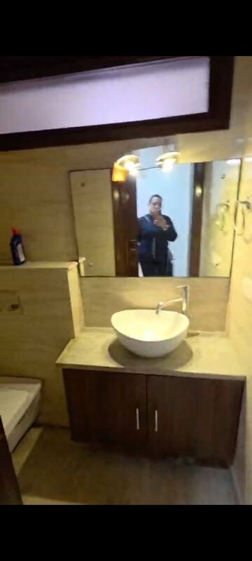 Bathroom in 4 BHK Builder Floor at Nehru Enclave – for Rent