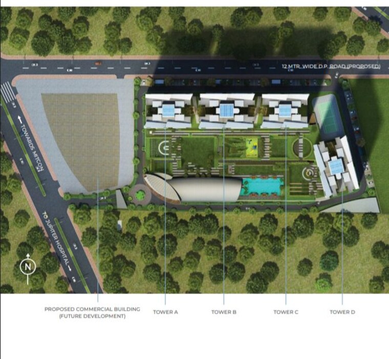 Master Plan, balewadi 4 Bedroom 1850 Sq.Ft. Apartment In Balewadi Pune 9853460