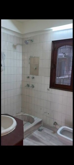 Bathroom in 3 BHK Builder Floor at East Of Kailash – for Rent