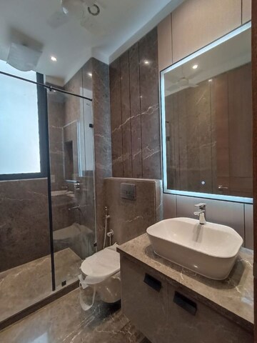 Bathroom in 3 BHK Builder Floor at Green Park – for Rent