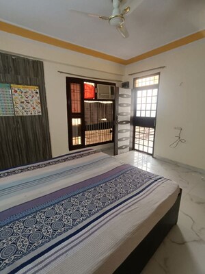 Bedroom in 2 BHK Builder Floor at Jai Shree Balaji Sukhdham Residency, Sector 104 – for Rent