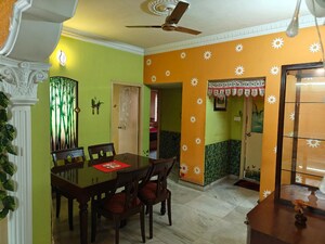 Living Room in 3 BHK Apartment at Greenfield Heights, New Town – for Sale