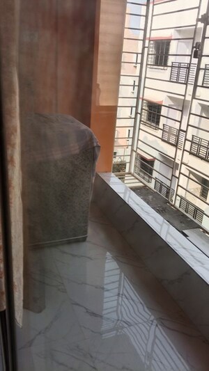 Balcony in 2 BHK Apartment at Sristi Plaza, Chinar Park – for Rent