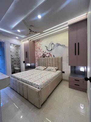 Bedroom in 3 BHK Builder Floor at Dwarka Mor – for Rent