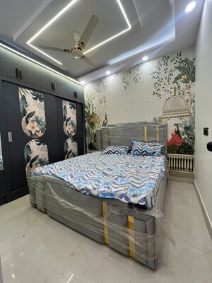 Bedroom in 3 BHK Builder Floor at Dwarka Mor – for Rent
