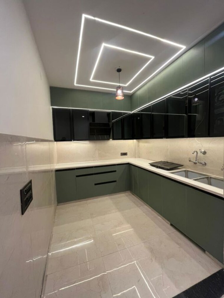Kitchen, dwarka mor 3 Bedroom 900 Sq.Ft. Builder Floor In Dwarka Mor Delhi 9853685