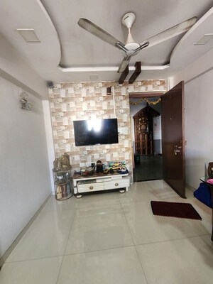 Living Room in 1 BHK Apartment at Shree Satyam CHS Kharghar sector 20, Kharghar Sector 20 – for Rent