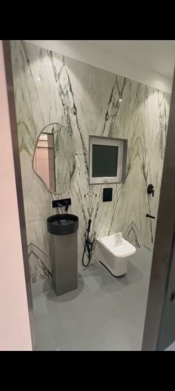 Bathroom in 2 BHK Apartment at Beauty Greenstone Heritage, Fort – for Sale