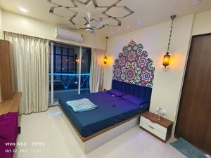 Bedroom in 3 BHK Apartment at Sector 8 Kharghar – for Rent
