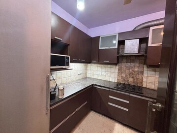 Kitchen in 3 BHK Builder Floor at Greater Kailash I – for Rent