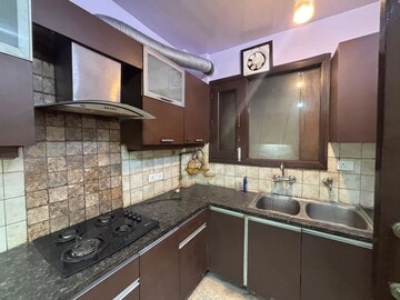 Kitchen in 3 BHK Builder Floor at Greater Kailash I – for Rent