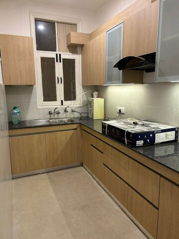 Kitchen in 3 BHK Apartment at Defence Colony – for Rent