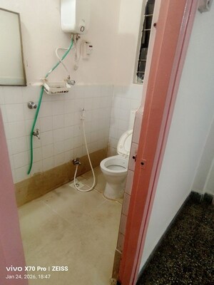 Bathroom in 2 BHK Apartment at Bhosale Nagar – for Rent