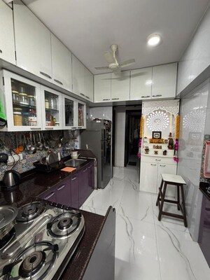 Kitchen in 1 BHK Apartment at SSB Ashok Nagar, Balkum Pada – for Sale