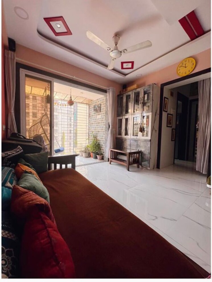 Living Room, ssb-ashok-nagar 1 Bedroom 450 Sq.Ft. Apartment In Balkum Pada Thane 9853742