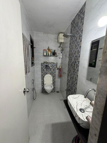 Bathroom in 1 BHK Apartment at SSB Ashok Nagar, Balkum Pada – for Sale