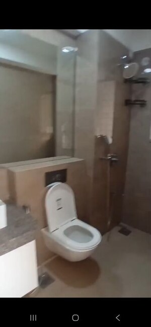 Bathroom in 3 BHK Apartment at Sunteck Avenue 2, Goregaon West – for Rent