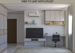 Team Area in 4 BHK Apartment at Prestige Beverly Hills, Kokapet – for Rent