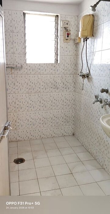 Bathroom in 1 BHK Apartment at Vijay Park, Kasarvadavali – for Rent