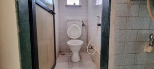 Bathroom in 1 BHK Apartment at Kirit CHS, Malad West – for Rent