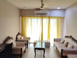 Living Room in 3 BHK Apartment at HDIL Metropolis Residences, Andheri West – for Rent