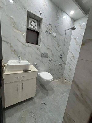 Bathroom in 3 BHK Apartment at Saket – for Rent