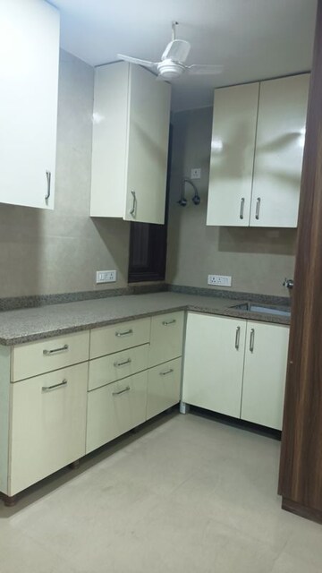Kitchen in 3.5 BHK Builder Floor at Palm Residency Chhatarpur, Chattarpur – for Rent
