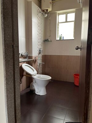 Bathroom in 2 BHK Apartment at Gera Park View, Kharadi – for Rent